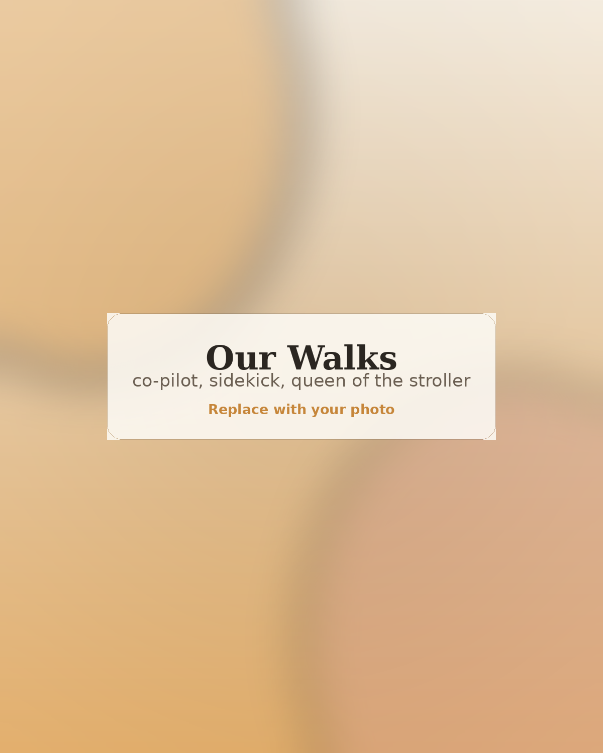 Placeholder for a photo from a walk with Paris