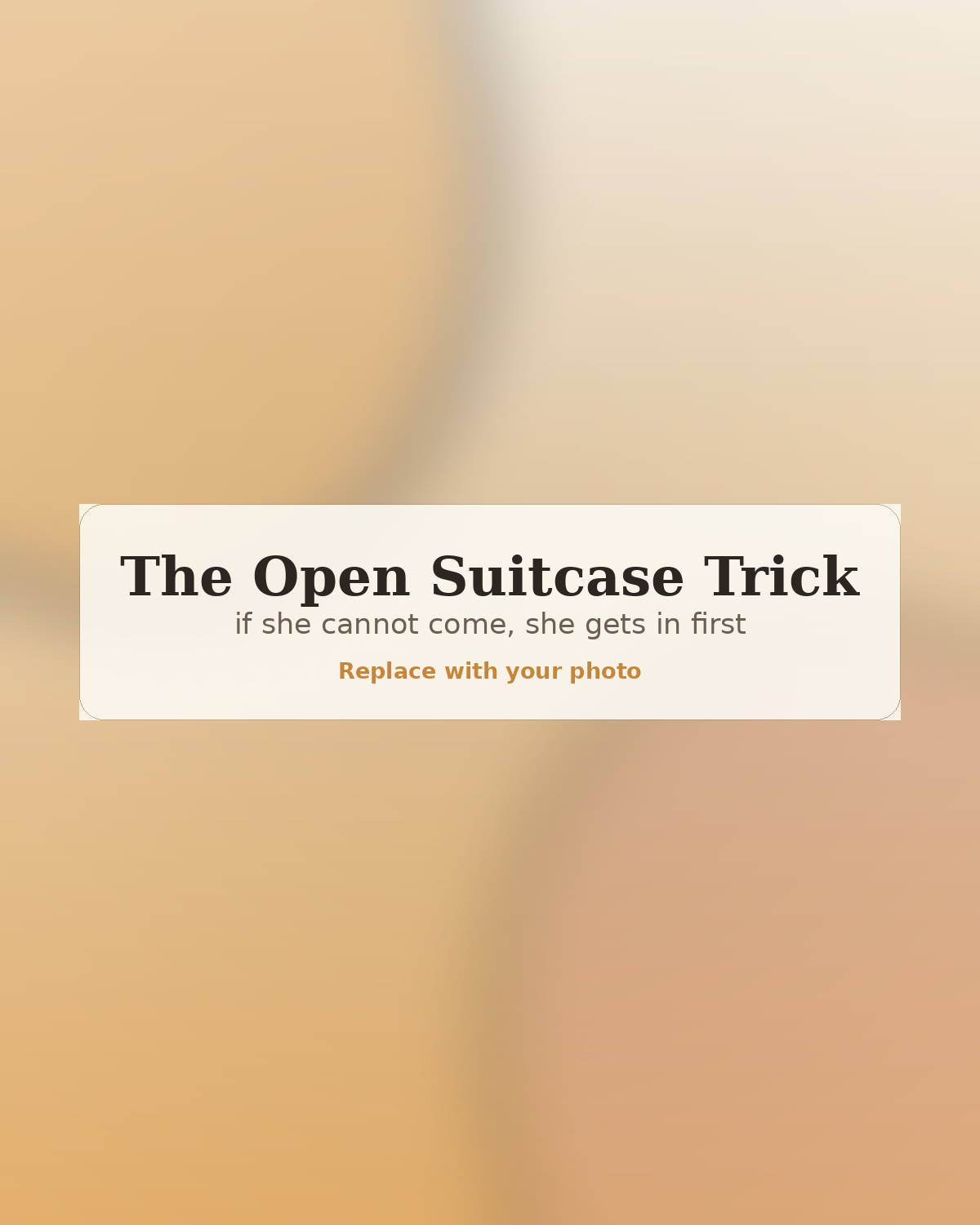 Placeholder for a photo of Paris in an open suitcase